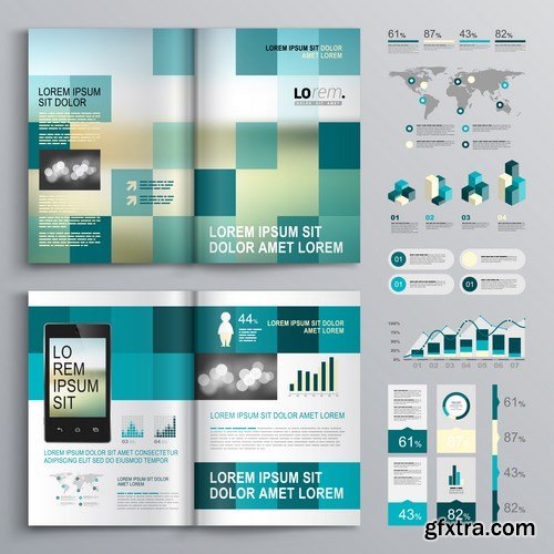 Corporate Brochure & Template - 50xEPS