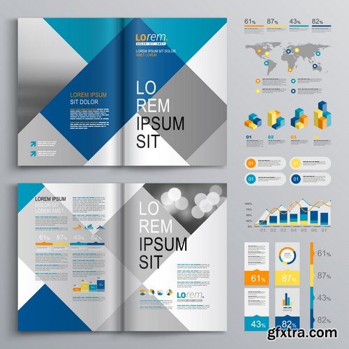 Corporate Brochure & Template - 50xEPS