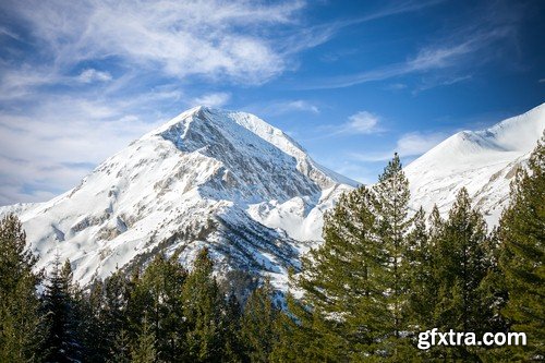 Snowy mountains - 5 UHQ JPEG