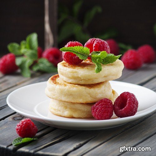 Cottage cheese pancakes - 5 UHQ JPEG