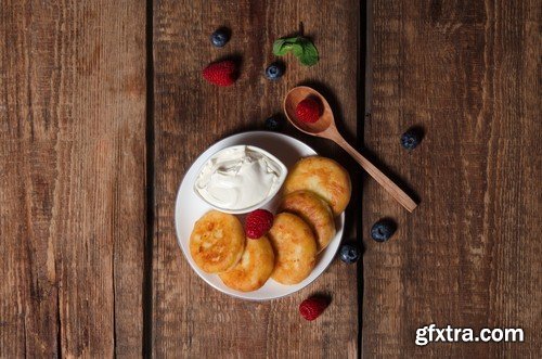 Cottage cheese pancakes - 5 UHQ JPEG