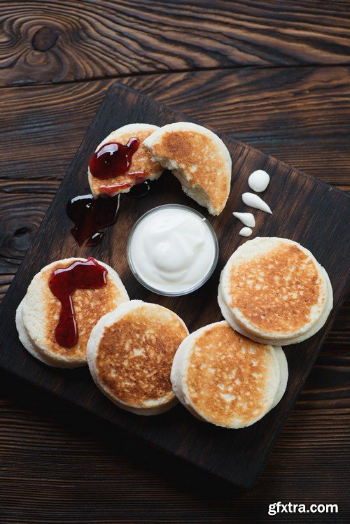 Cottage cheese pancakes - 5 UHQ JPEG