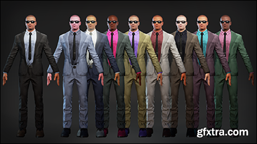 Unreal Engine 4 Marketplace Agents Characters Pack