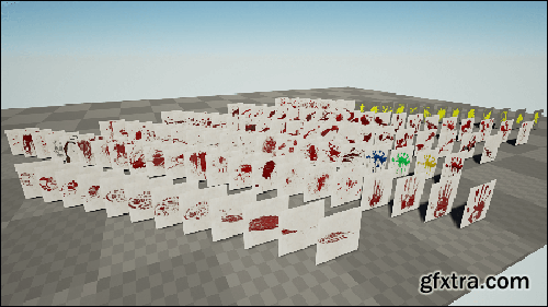 Unreal Engine 4 Marketplace Splatter Decals