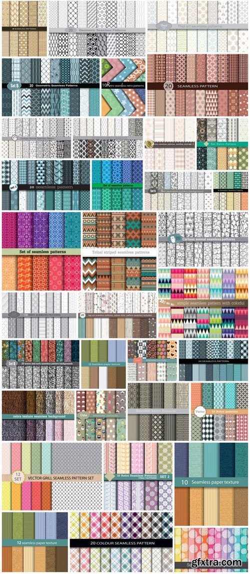 Seamless Pattern Collection - 57xEPS