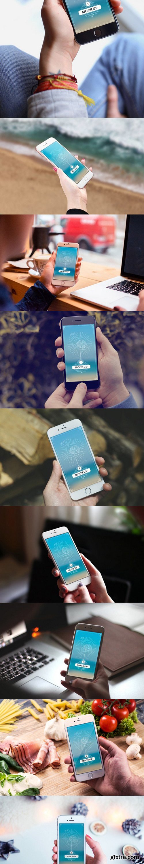 CM - 72 In Hand iPhone 6s Plus Mockups 830698