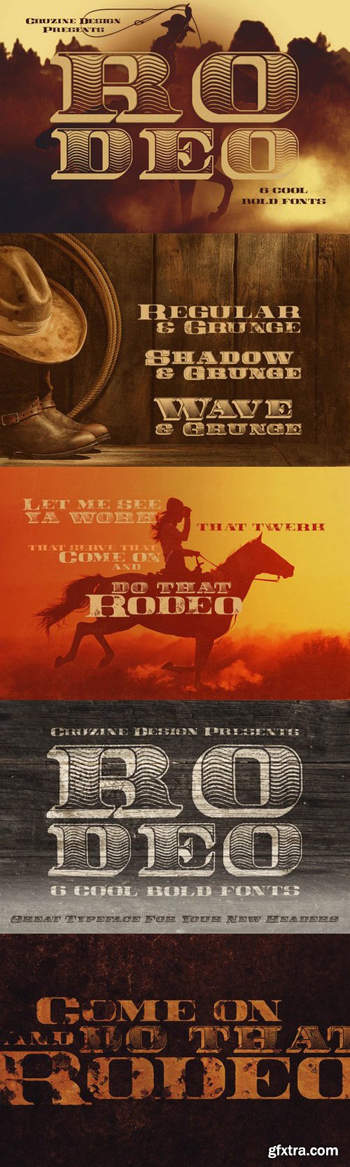 CM - Rodeo Typeface 775833