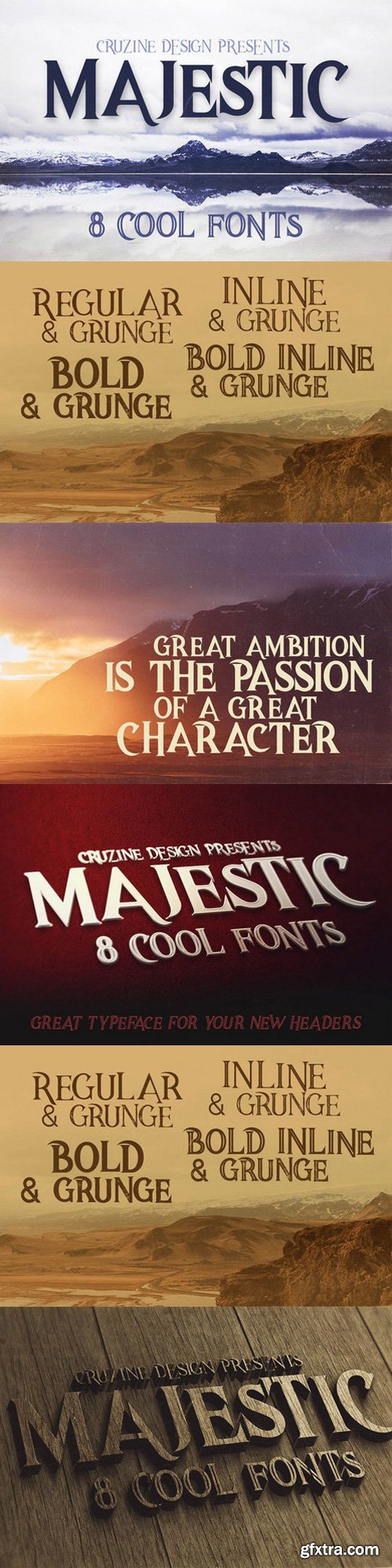 CM - Majestic Typeface 784334