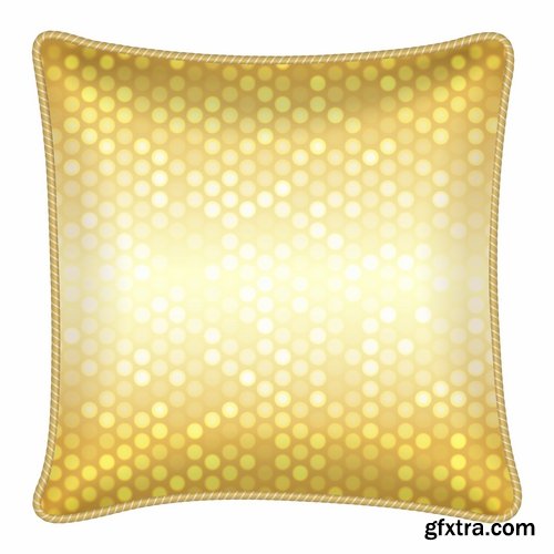 Collection pillow image pattern example template interior bed 25 EPS