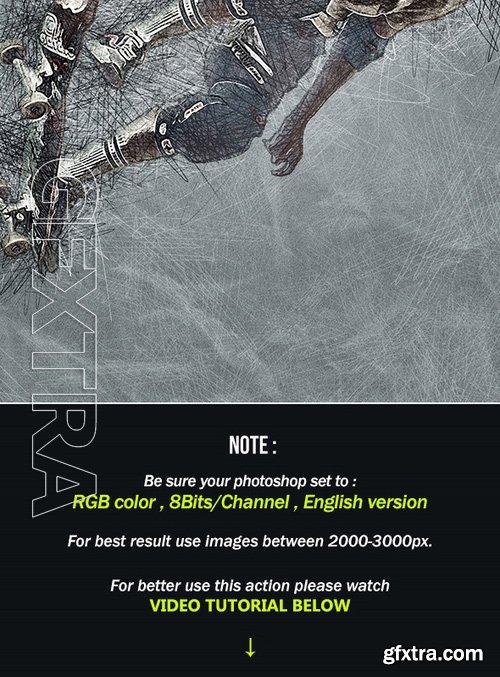 GraphicRiver - Hand Draw - Photoshop Action 17278498