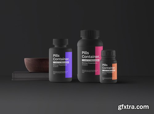 PSD Cosmetic Packaging Mockup Vol 9