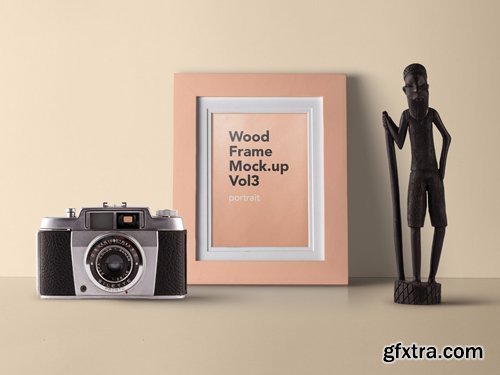 PSD Wood Frame Mockup Vol 3