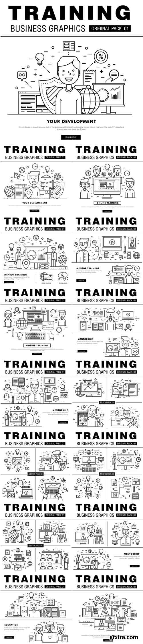 Vector Set - Modern Business Training Pack