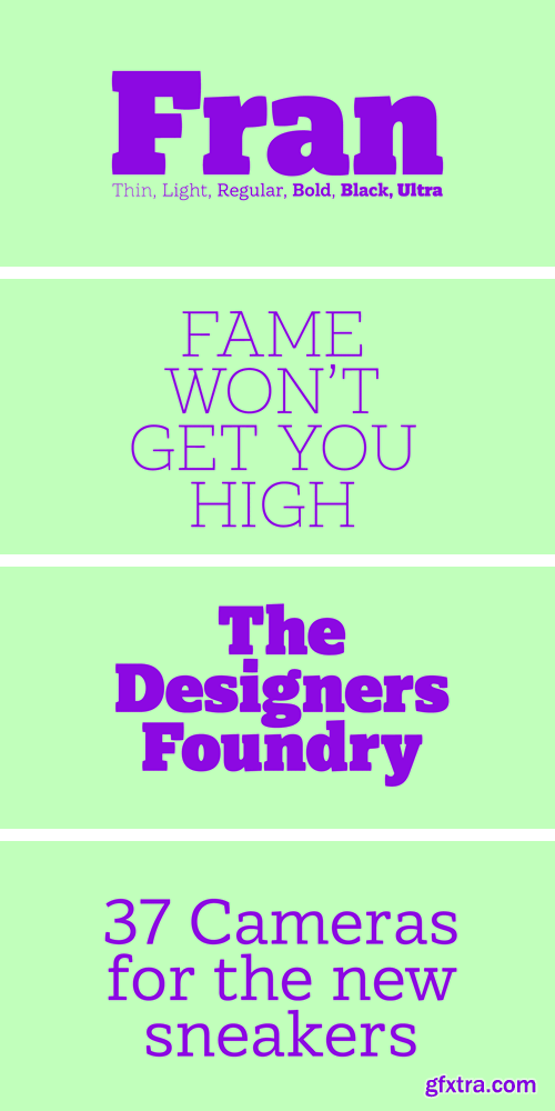 Fran Font Family