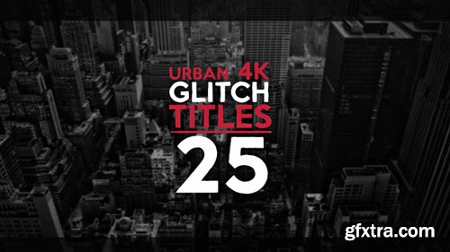 Videohive - 25 Urban Glitch Titles - 17281598