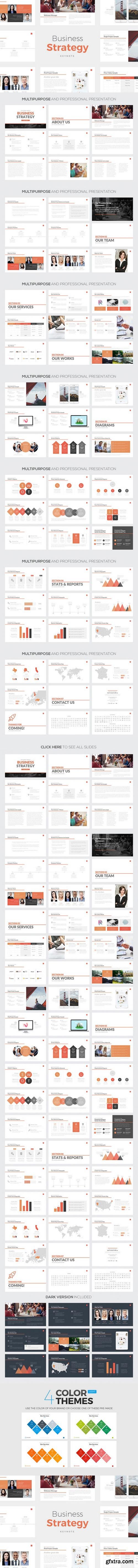 CM - Business Strategy Keynote Template 805719