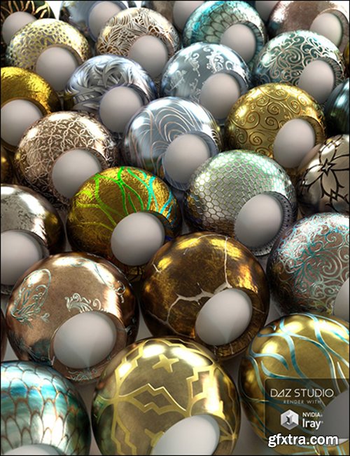 Elaborate Metals Iray Shaders