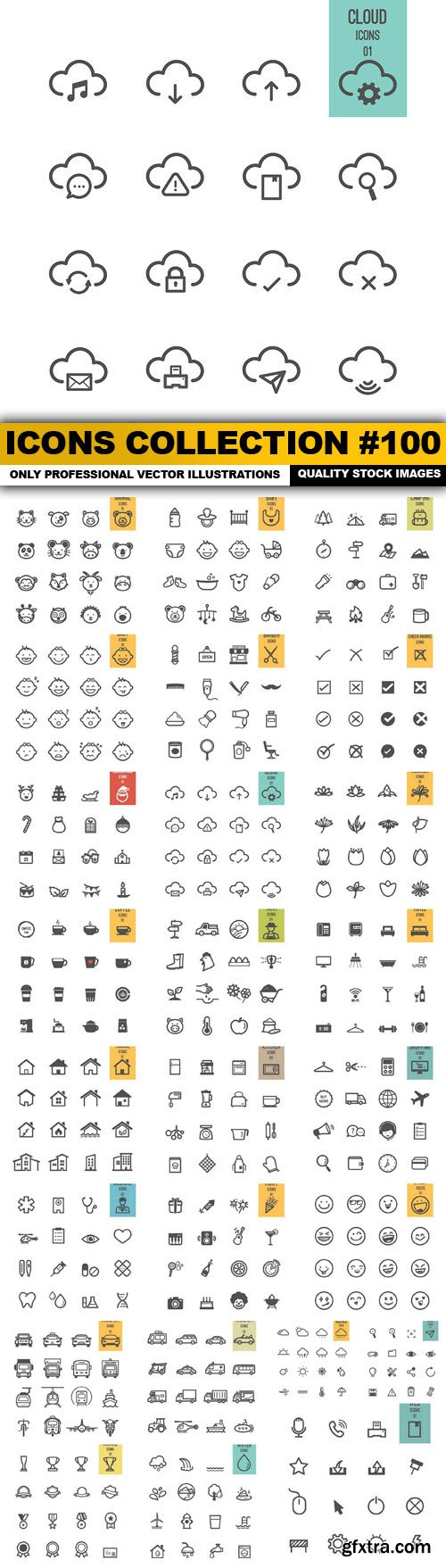 Icons Collection #100 - 25 Vector