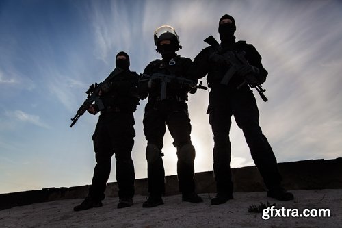 Collection Special Forces anti-terrorist squad soldier soldiers police weapons 25 HQ Jpeg