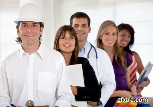 Collection of different professions builder doctor working businessman 25 HQ Jpeg