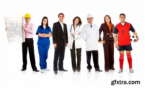 Collection of different professions builder doctor working businessman 25 HQ Jpeg