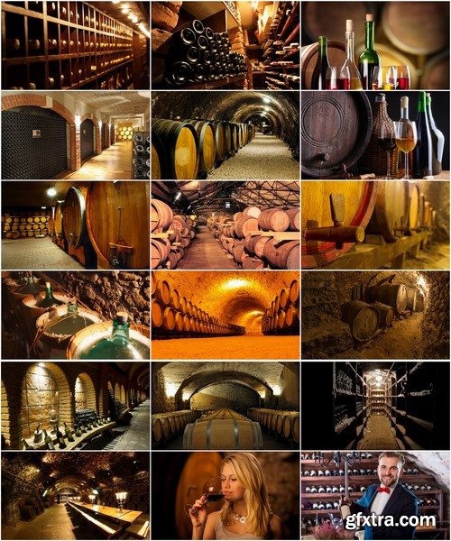 Collection wine cellar barrel room capacity basement 25 HQ Jpeg