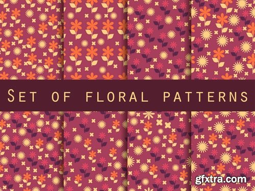 Collection of  wallpaper pattern background is 25 EPS