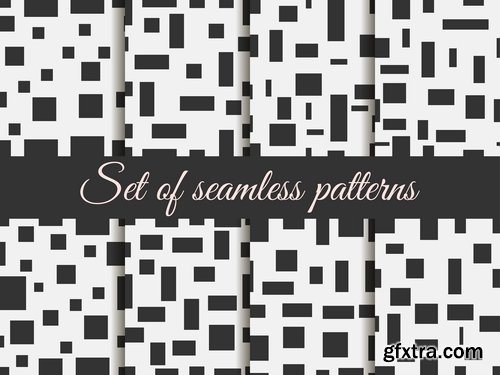 Collection of  wallpaper pattern background is 25 EPS