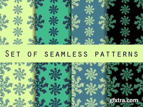 Collection of  wallpaper pattern background is 25 EPS