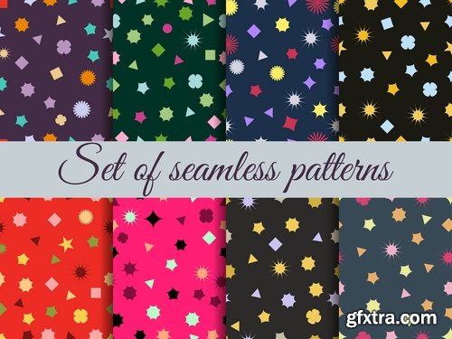 Collection of  wallpaper pattern background is 25 EPS