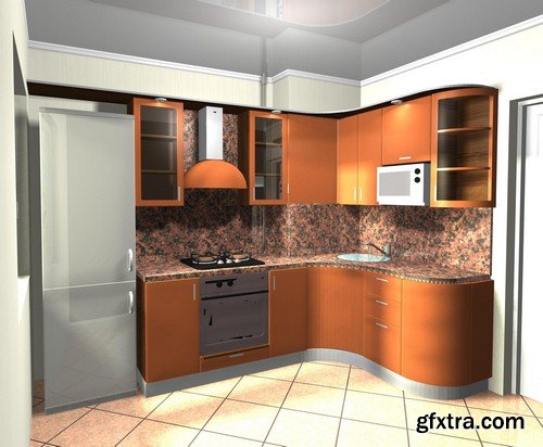 Kitchen design 3D - 7 UHQ JPEG