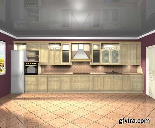 Kitchen design 3D - 7 UHQ JPEG