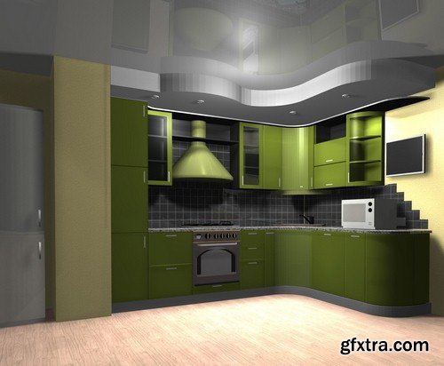 Kitchen design 3D - 7 UHQ JPEG