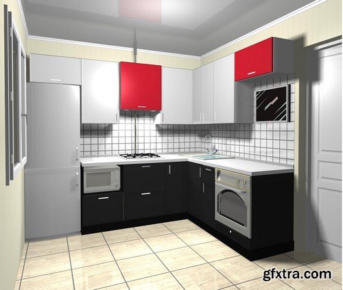 Kitchen design 3D - 7 UHQ JPEG