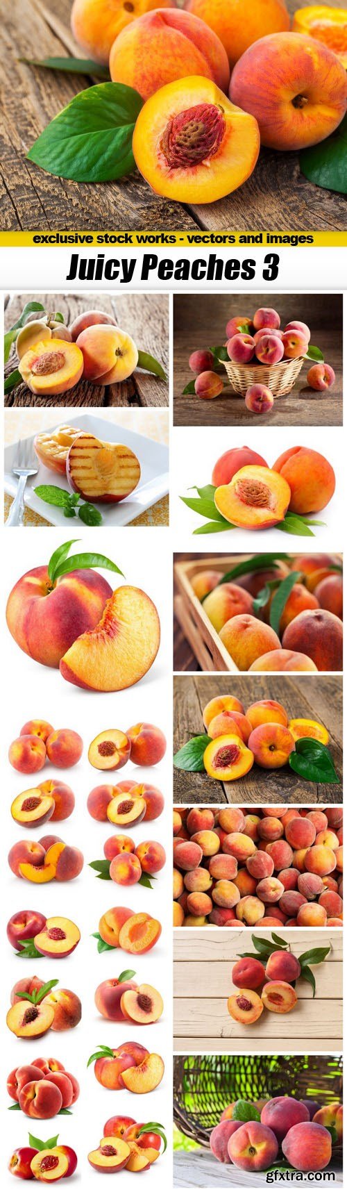 Juicy Peaches 3 - 20xUHQ JPEG