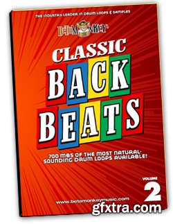 Beta Monkey Drum Loops Classic Backbeats II Vintage Rock Drum WAV REX AiFF-FANTASTiC