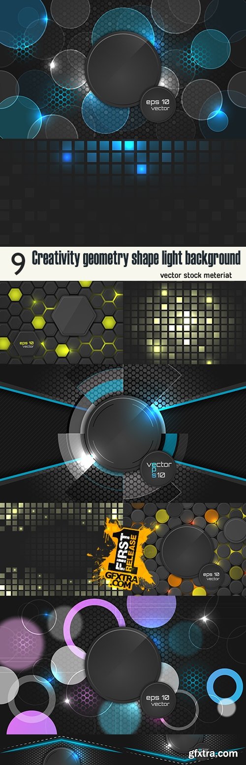 Creativity geometry shape light background