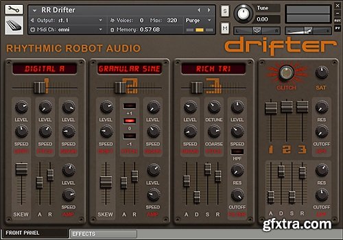 Rhythmic Robot Audio Drifter KONTAKT-SYNTHiC4TE