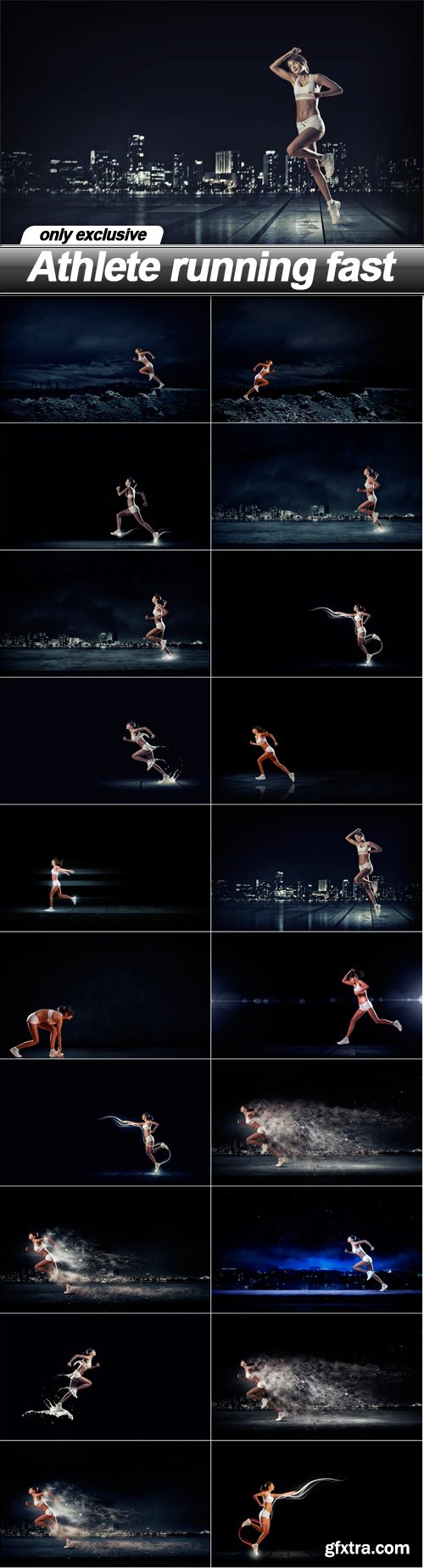 Athlete running fast - 20 UHQ JPEG