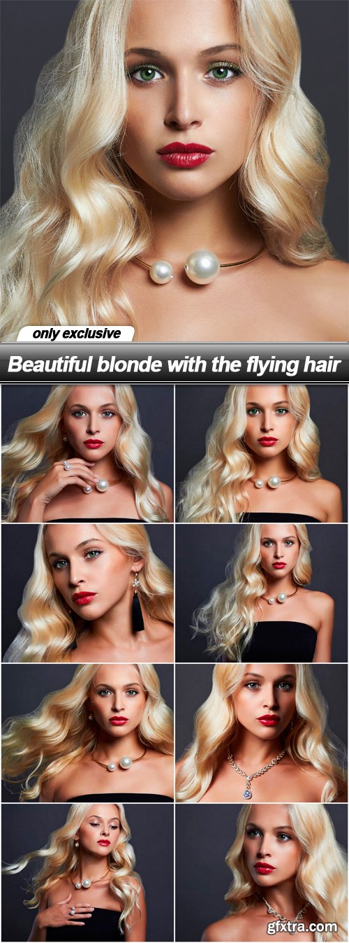 Beautiful blonde with the flying hair - 9 UHQ JPEG