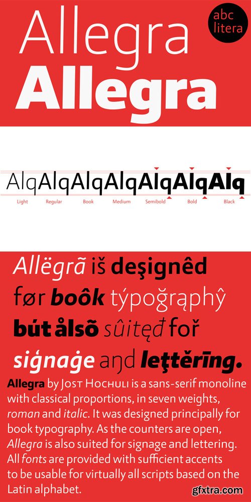 abc Allegra Font Family $750