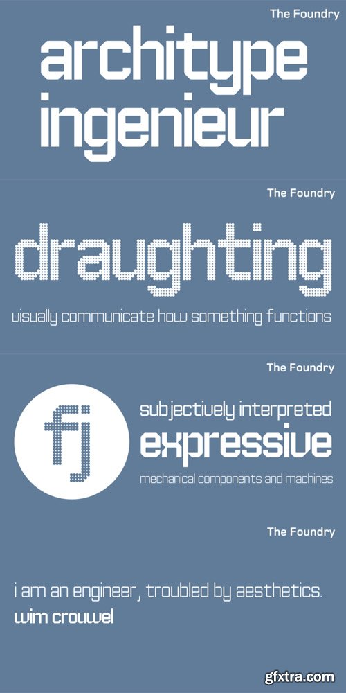 Architype Ingenieur Font Family $369