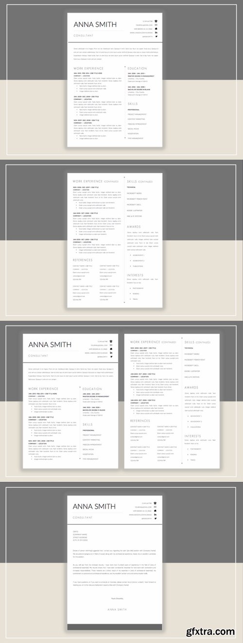 CM - Resume Template & Cover Letter 362890