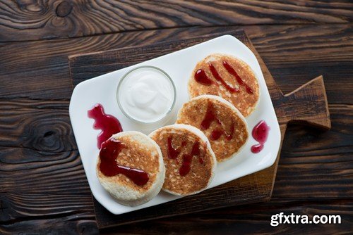 Cottage cheese pancakes 1 - 5 UHQ JPEG