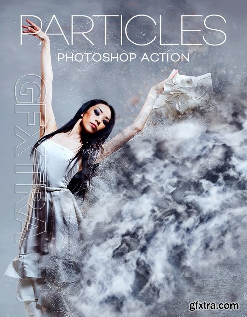 GraphicRiver - Particles Photoshop Action 17283359