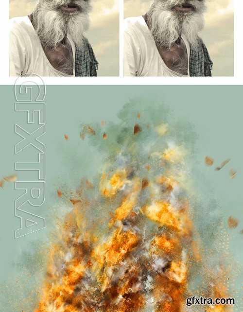 GraphicRiver - Particles Photoshop Action 17283359