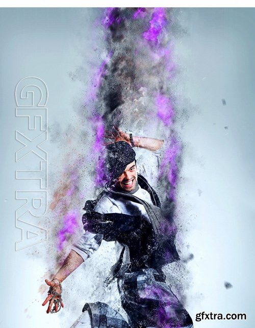 GraphicRiver - Particles Photoshop Action 17283359