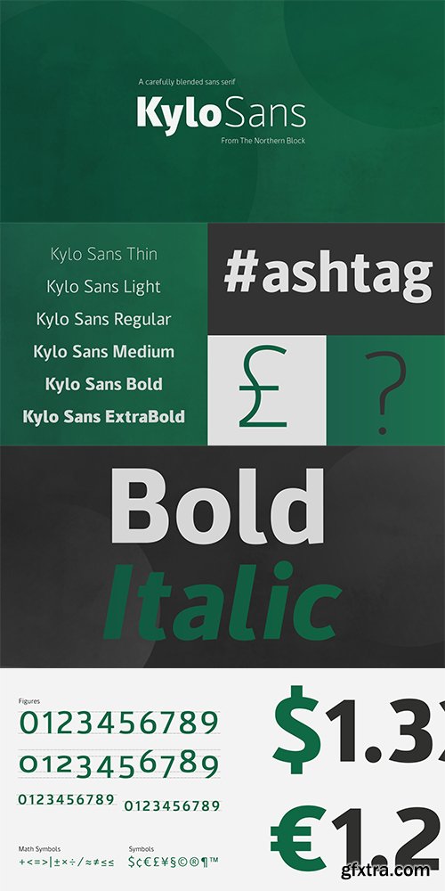 Kylo Sans Font Family 12 Fonts