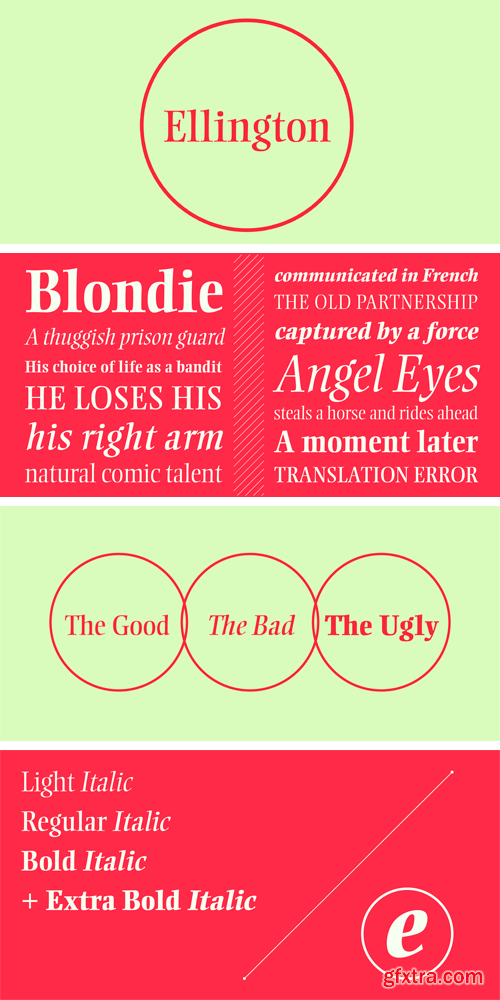 Ellington Font Family