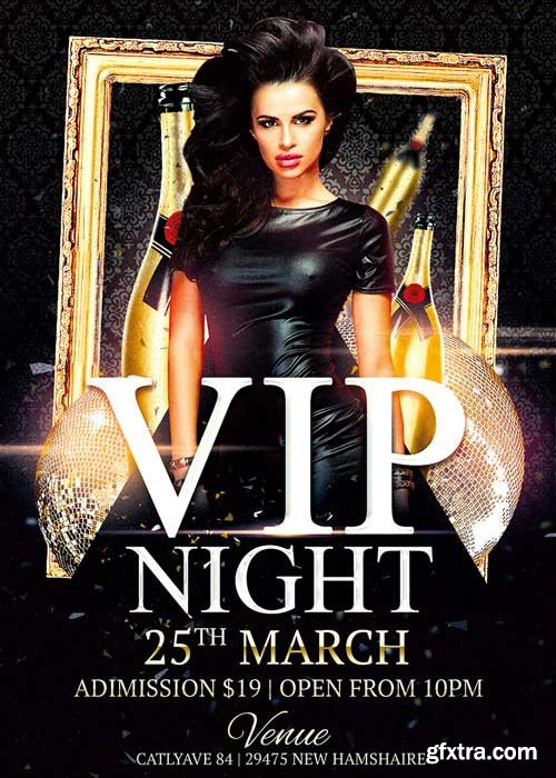 Vip Night Club V10 Flyer Template